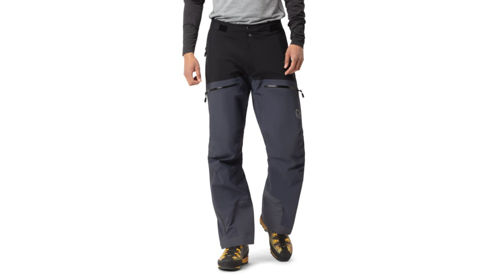 Norrona Trollveggen Gore-Tex Pro Light Pants - Mens, Caviar/Cool Black, Extra Large, 7042698452924