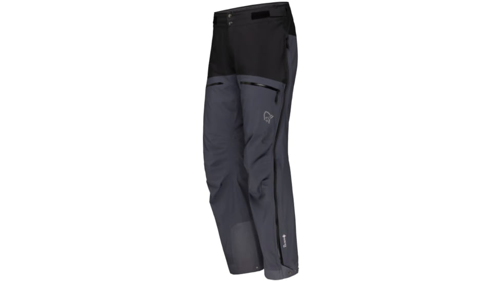 Norrona Trollveggen Gore-Tex Pro Light Pants - Mens, Caviar/Cool Black, Extra Large, 7042698452924