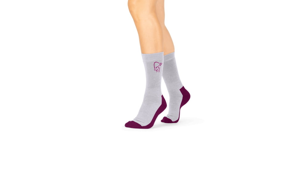 Norrona Trollveggen Heavy Weight Merino Socks, Light Grey, 37-39, 1611-17-8002-37-39