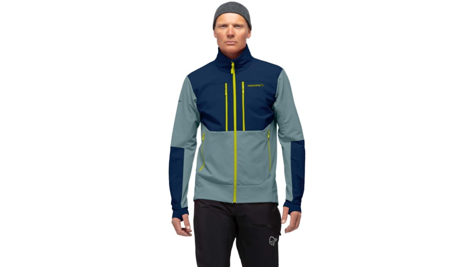 Norrona Trollveggen Hiloflex 200 Jacket - Mens, North Atlantic/Indigo Night, Extra Large, 1601-20 6630 XL