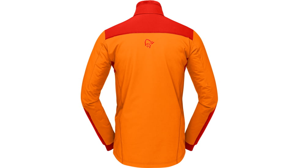 Norrona Trollveggen Hiloflex200 Jacket - Mens, Orange Popsicle, Large, 1601-20-5540-L