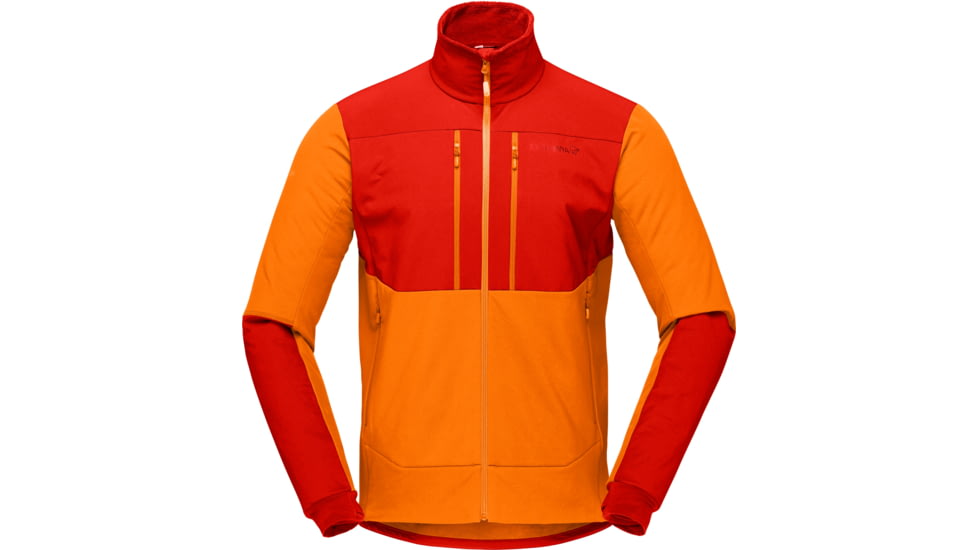 Norrona Trollveggen Hiloflex200 Jacket - Mens, Orange Popsicle, Large, 1601-20-5540-L