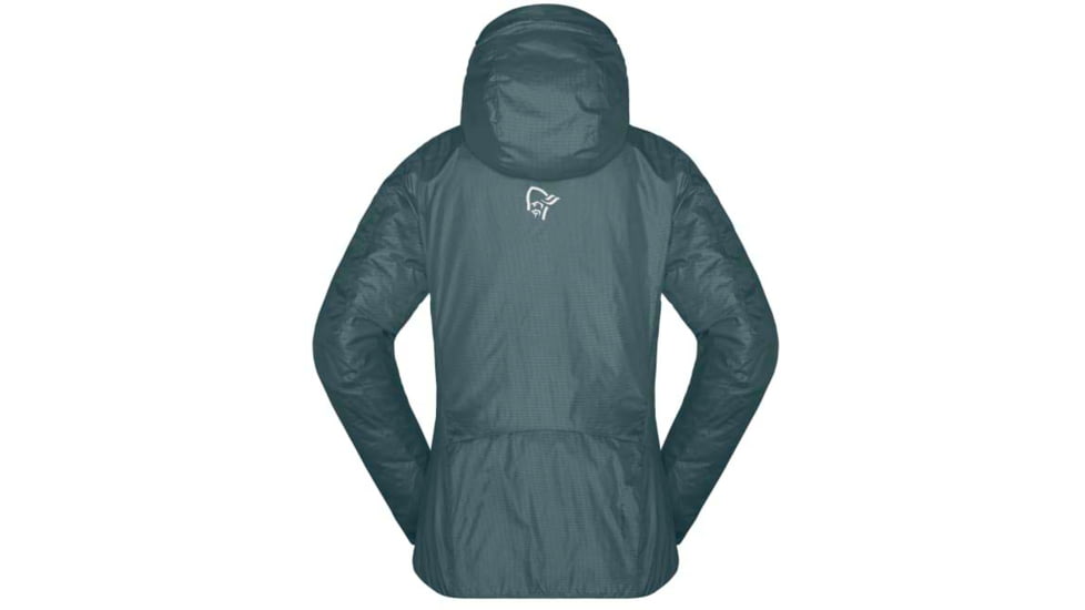 Norrona Trollveggen Primaloft 100 Zip Hooded Jacket - Womens, North Atlantic, Extra Small, 1630-19 6614 XS