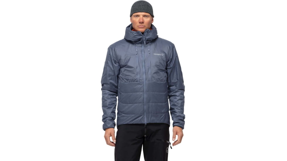 Norrona Trollveggen Primaloft100 Zip Hood - Mens, Cool Black, Extra Large, 1620-19-7760-XL