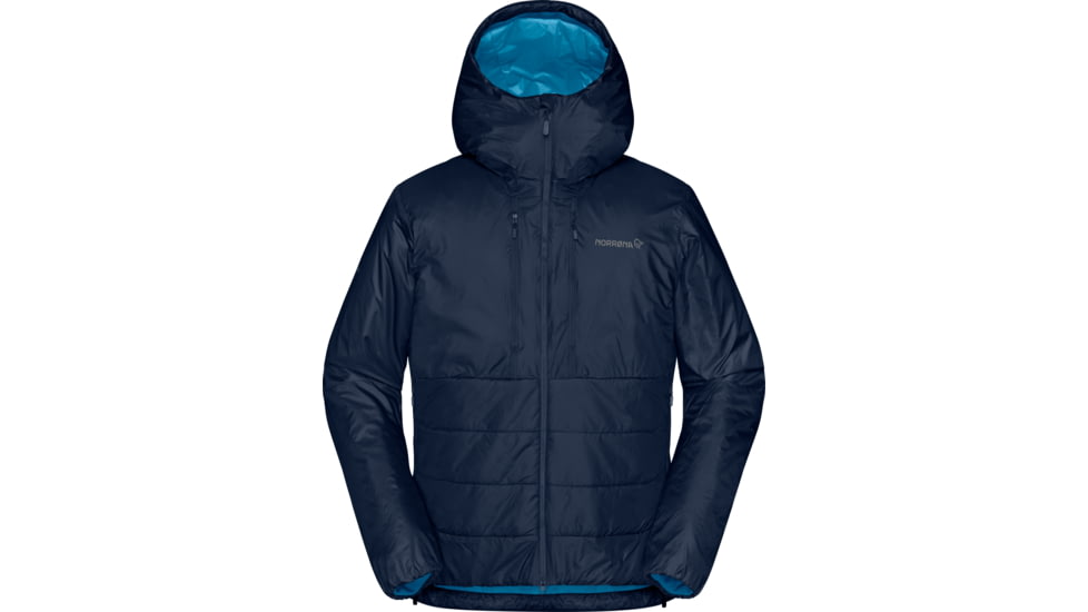 Norrona Trollveggen Primaloft 100 Zip Hooded Jacket - Men's, Indigo Night, Large, 1620-19 2295 L