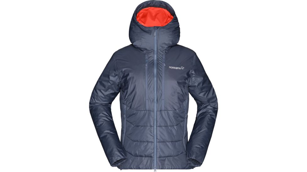 Norrona Trollveggen Primaloft100 Zip Hood - Womens, Cool Black, Small, 1630-19-7760-S