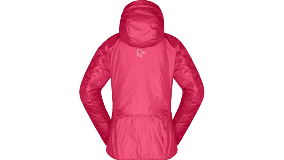 Norrona Trollveggen Primaloft100 Zip Hood - Womens, Honeysuckle, Small, 1630-19-5545-S