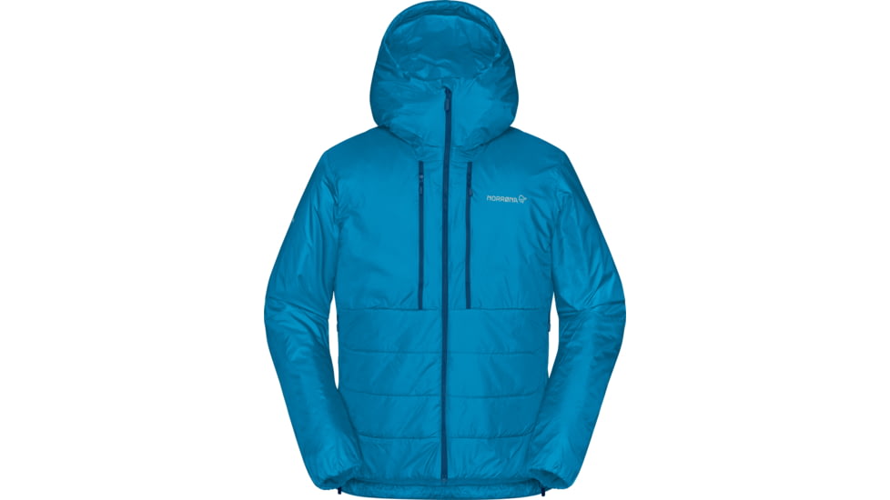 Norrona Trollveggen Primaloft100 Zip Hooded Jacket - Mens, Hawaiian surf, Medium, 1620-19-6610-M
