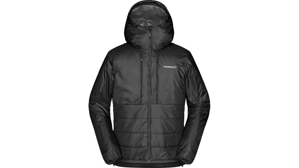 Norrona Trollveggen Primaloft100 Zip - Mens, Caviar, Small, 1620-19-7718-S