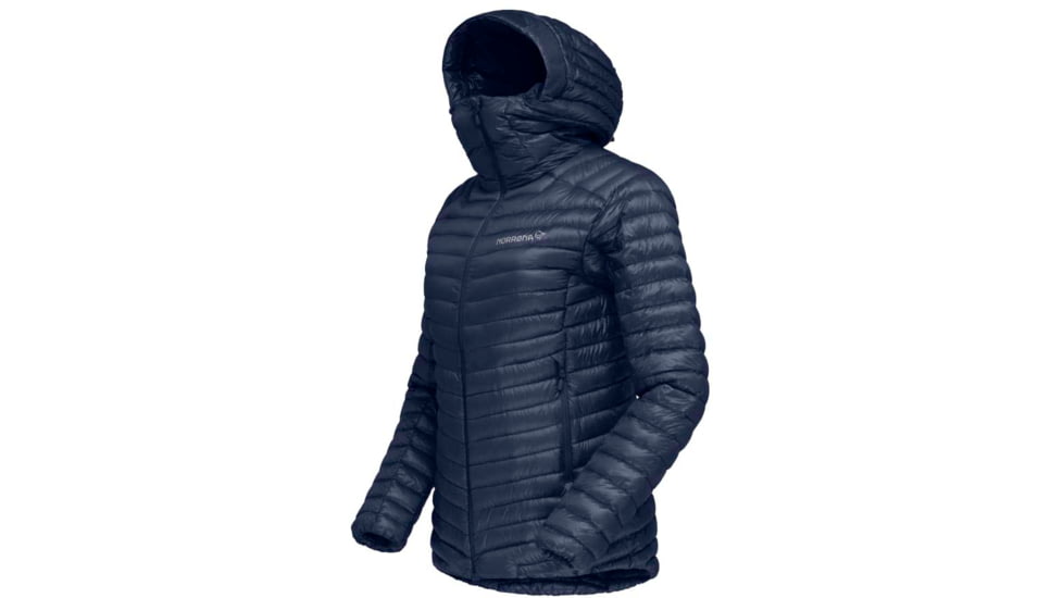 Norrona Trollveggen Superlight Down 850 Hooded Jacket - Womens, Indigo Night, Medium, 1621-22 2295 M