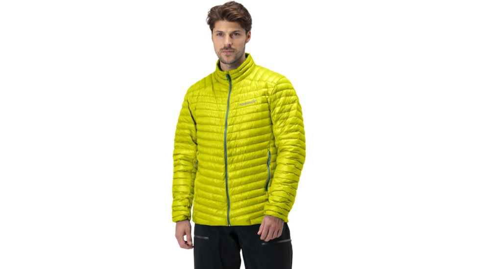 Norrona Trollveggen Superlight Down 850 Jacket - Mens, Sulphur Spring, Small, 1606-21 3335 S