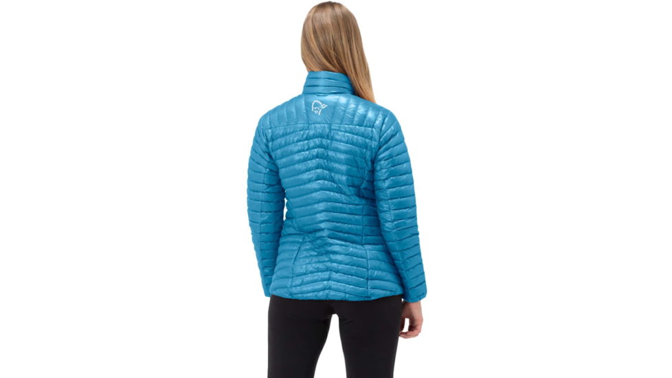 Norrona Trollveggen Superlight Down 850 Jacket - Womens, Hawaiian Surf, Extra Small, 1607-21 6610 XS
