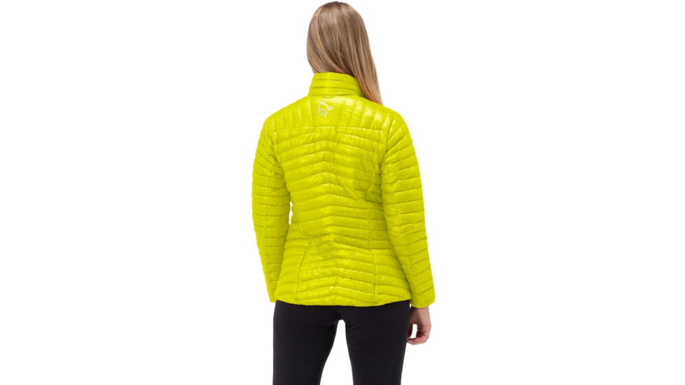 Norrona Trollveggen Superlight Down 850 Jacket - Womens, Sulphur Spring, Large, 1607-21 3335 L