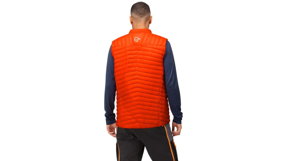 Norrona Trollveggen Superlight Down 850 Vest - Mens, Arednalin Red, Extra Large, 1620-22 5630 XL