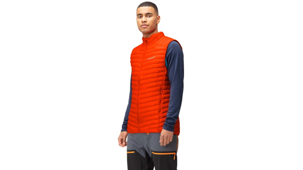 Norrona Trollveggen Superlight Down 850 Vest - Mens, Arednalin Red, Extra Large, 1620-22 5630 XL