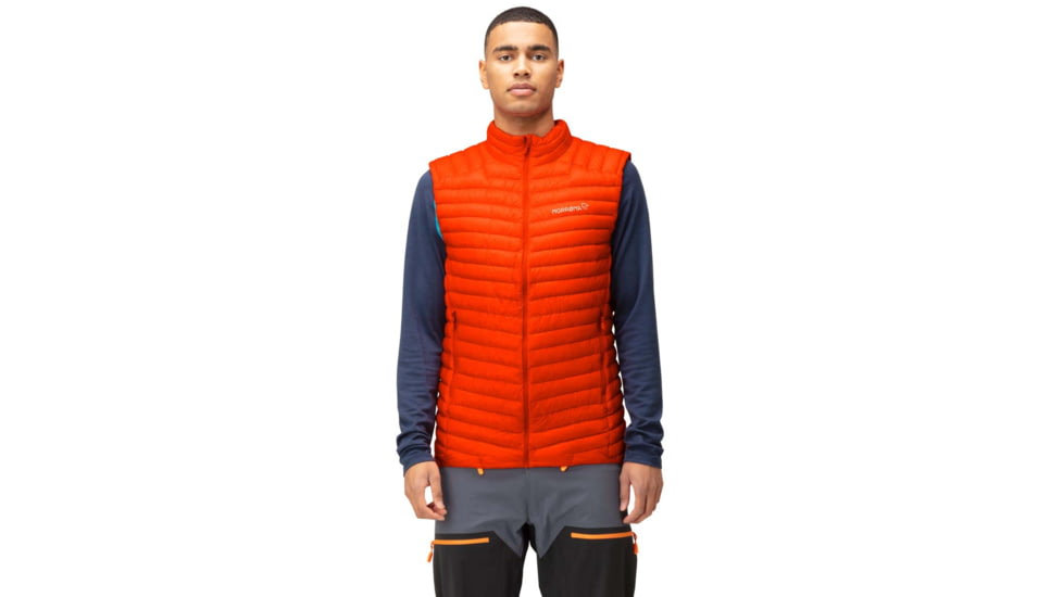 Norrona Trollveggen Superlight Down 850 Vest - Mens, Arednalin Red, Extra Large, 1620-22 5630 XL