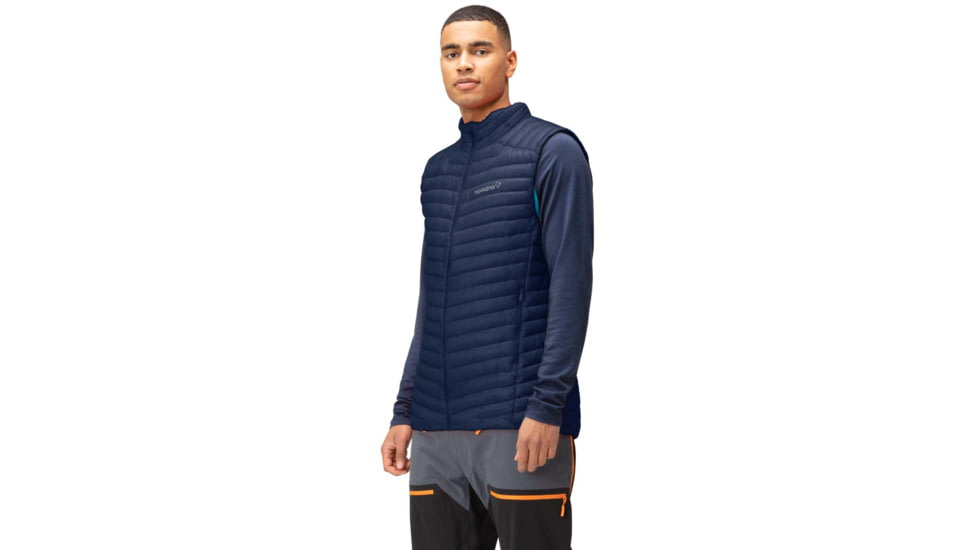Norrona Trollveggen Superlight Down 850 Vest - Mens, Indigo Night, Medium, 1620-22 2295 M