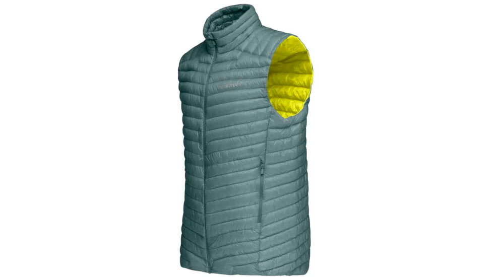 Norrona Trollveggen Superlight Down 850 Vest - Mens, North Atlantic/Sulphur Spring, Small, 1620-22 6627 S