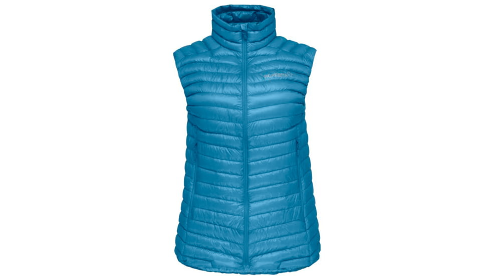 Norrona Trollveggen Superlight Down 850 Vest - Womens, Hawaiian Surf, Large, 1622-22 6610 L