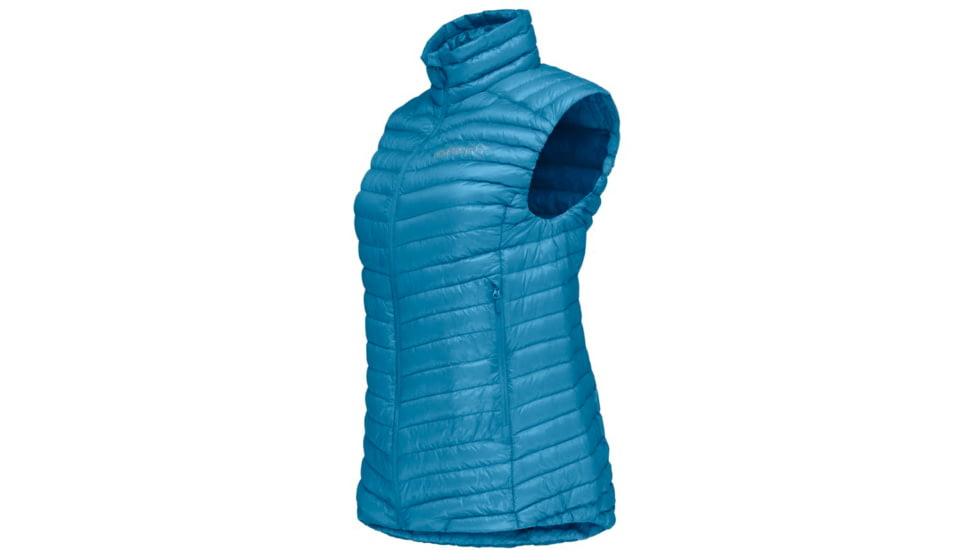 Norrona Trollveggen Superlight Down 850 Vest - Womens, Hawaiian Surf, Large, 1622-22 6610 L