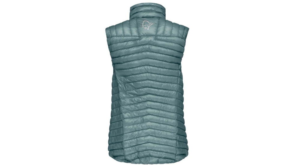 Norrona Trollveggen Superlight Down 850 Vest - Womens, North Atlantic, Medium, 1622-22 6614 M