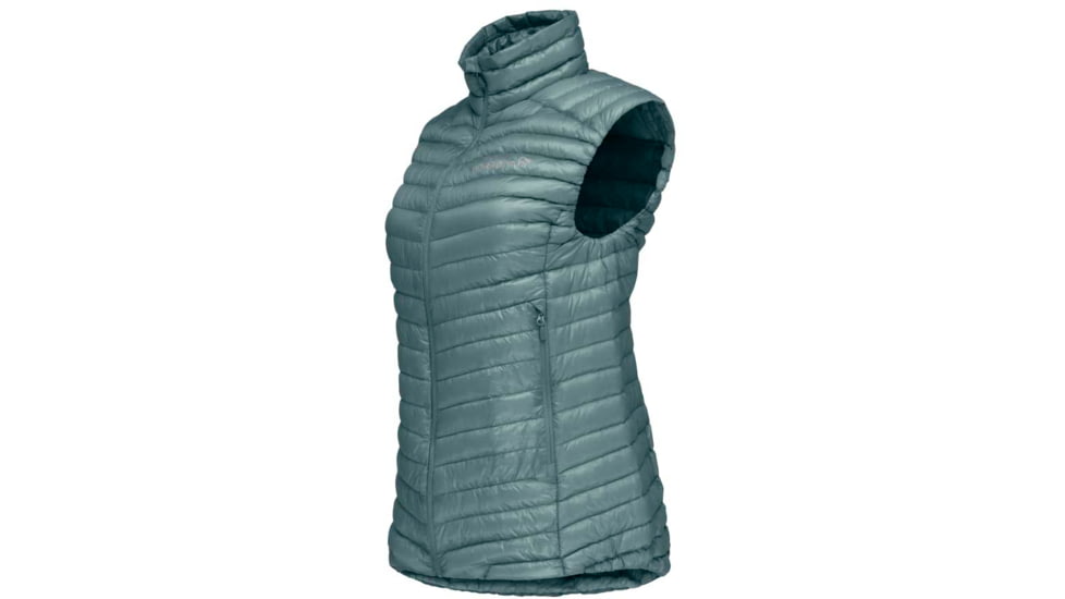 Norrona Trollveggen Superlight Down 850 Vest - Womens, North Atlantic, Medium, 1622-22 6614 M