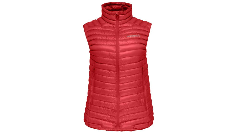 Norrona Trollveggen Superlight Down 850 Vest - Womens, True Red, Medium, 1622-22 1105 M
