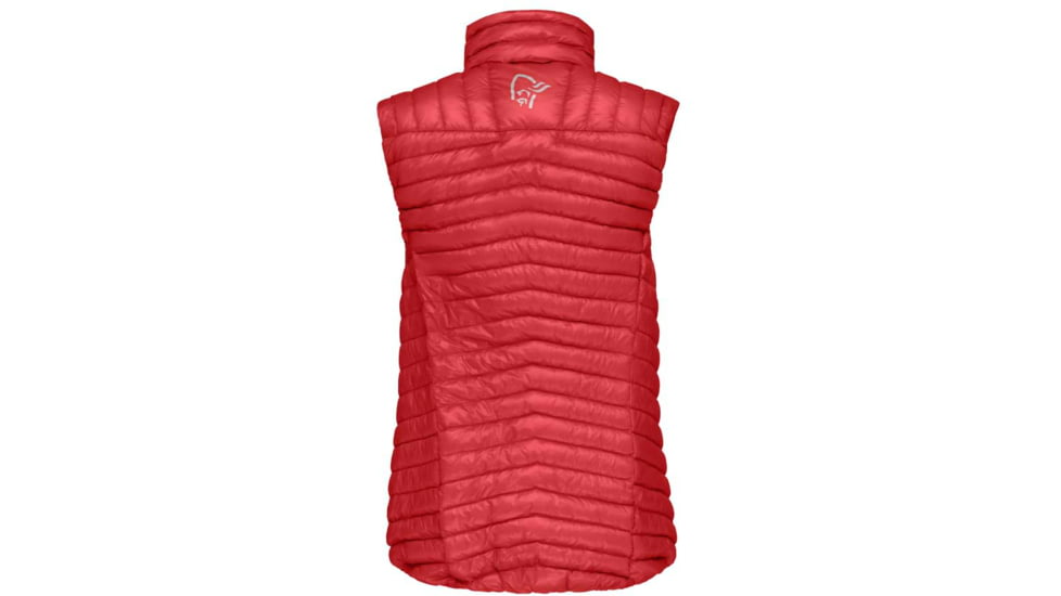Norrona Trollveggen Superlight Down 850 Vest - Womens, True Red, Medium, 1622-22 1105 M