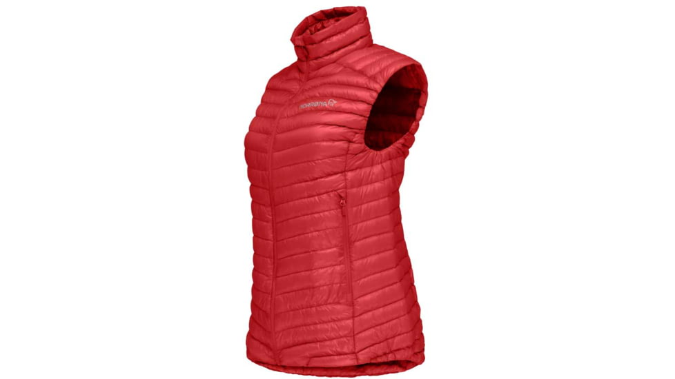 Norrona Trollveggen Superlight Down 850 Vest - Womens, True Red, Medium, 1622-22 1105 M