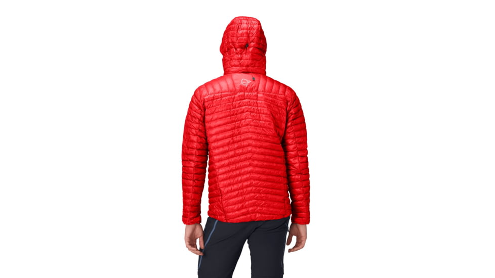 Norrona Trollveggen Superlight Down800 Hooded Jacket - Mens, Arednalin, Large, 1614-24-5630-L