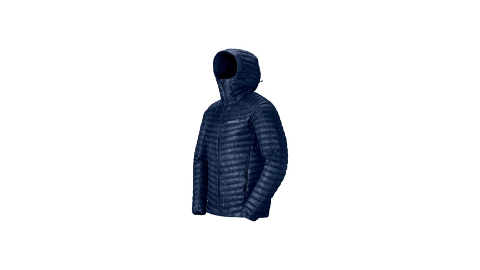 Norrona Trollveggen Superlight Down800 Hooded Jacket - Mens, Indigo Night, Extra Large, 1614-24-2295-XL