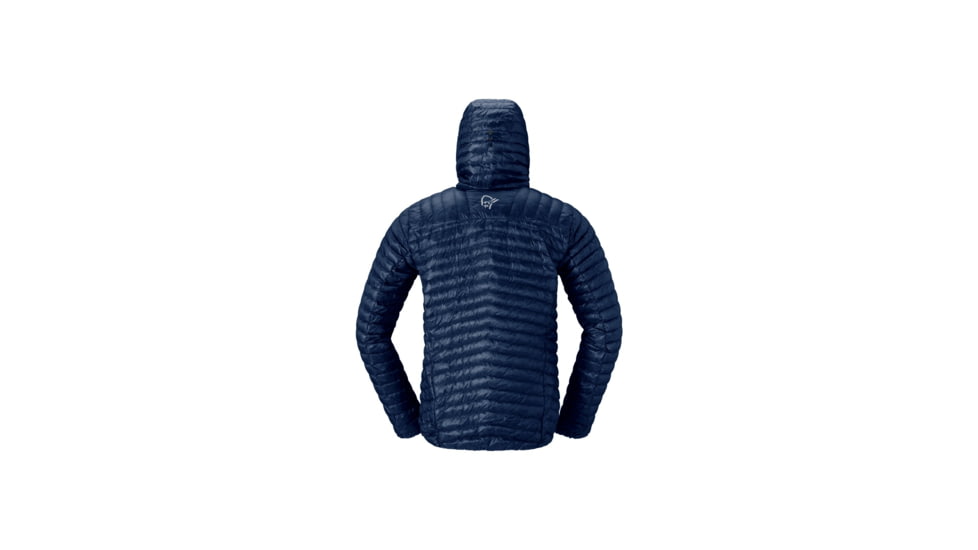 Norrona Trollveggen Superlight Down800 Hooded Jacket - Mens, Indigo Night, Extra Large, 1614-24-2295-XL
