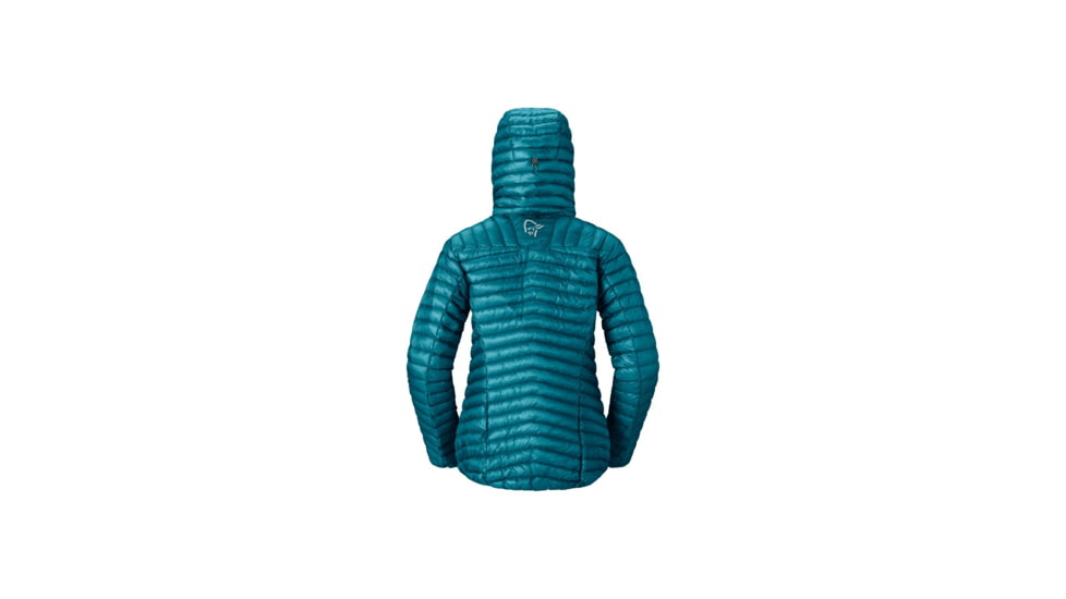 Norrona Trollveggen Superlight Down800 Hooded Jacket - Womens, Everglade, Extra Small, 1617-24-3413-XS