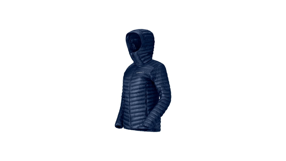 Norrona Trollveggen Superlight Down800 Hooded Jacket - Womens, Indigo Night, Extra Small, 1617-24-2295-XS