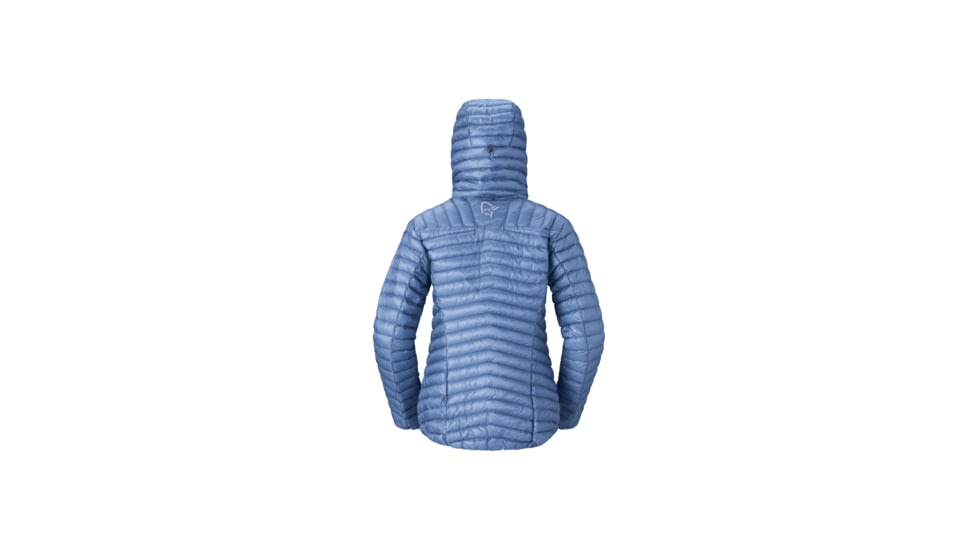 Norrona Trollveggen Superlight Down800 Hooded Jacket - Womens, Infinity, Extra Small, 1617-24-2020-XS