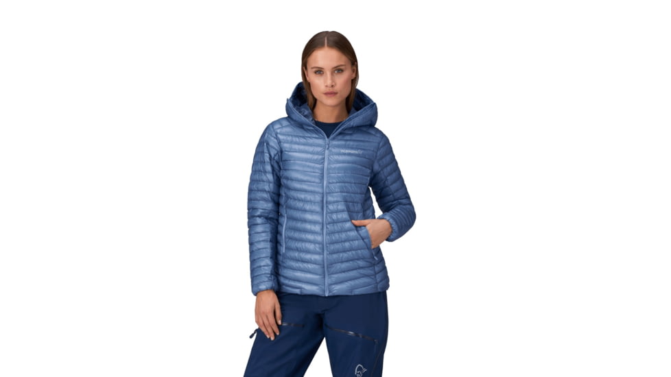 Norrona Trollveggen Superlight Down800 Hooded Jacket - Womens, Infinity, Extra Small, 1617-24-2020-XS