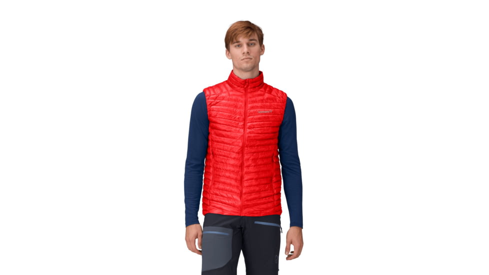 Norrona Trollveggen Superlight Down800 Vest - Mens, Arednalin, Large, 1615-24-5630-L