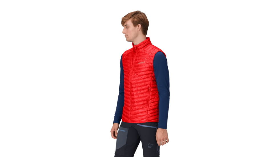 Norrona Trollveggen Superlight Down800 Vest - Mens, Arednalin, Large, 1615-24-5630-L