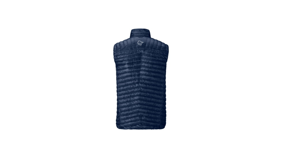 Norrona Trollveggen Superlight Down800 Vest - Mens, Indigo Night, Medium, 1615-24-2295-M