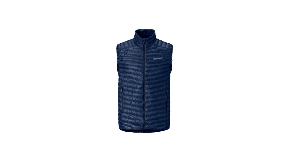 Norrona Trollveggen Superlight Down800 Vest - Mens, Indigo Night, Medium, 1615-24-2295-M