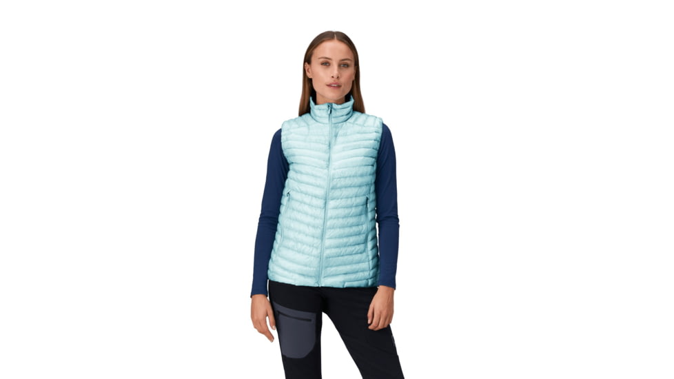 Norrona Trollveggen Superlight Down800 Vest - Womens, Clearwater, Small, 1618-24-2290-S
