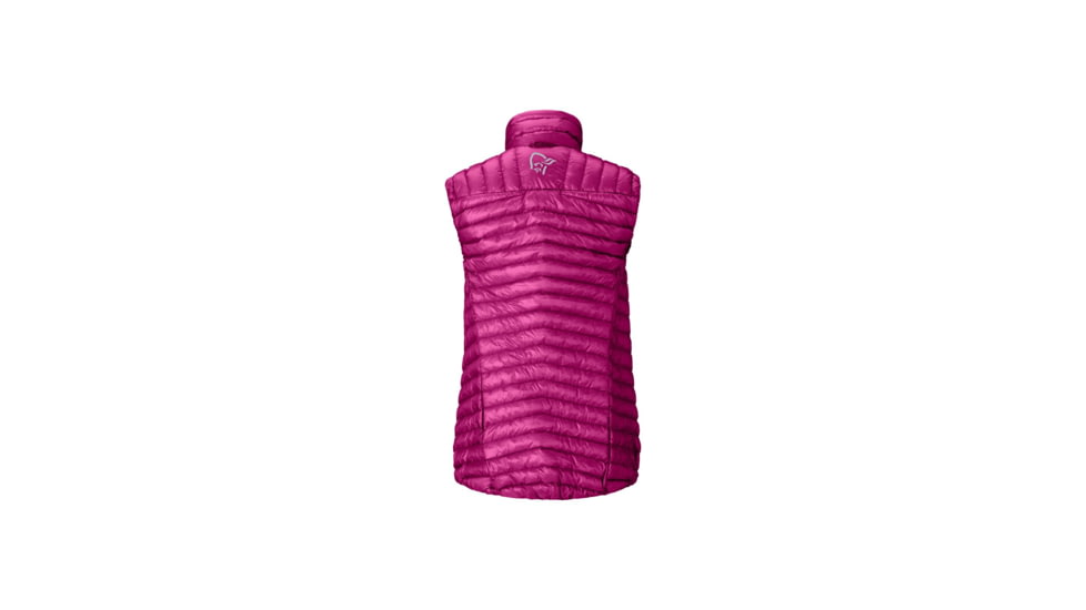 Norrona Trollveggen Superlight Down800 Vest - Womens, Festival Fuchsia, Extra Small, 1618-24-1180-XS