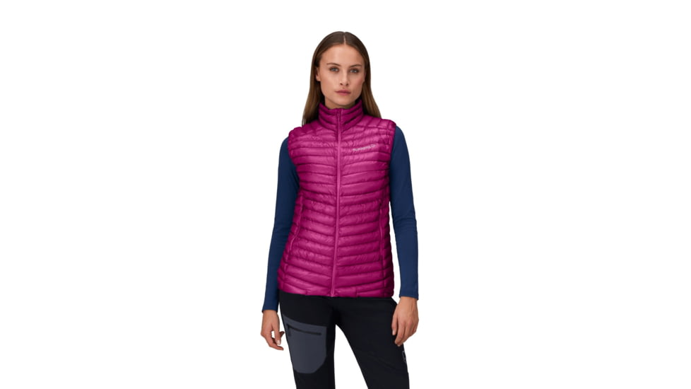 Norrona Trollveggen Superlight Down800 Vest - Womens, Festival Fuchsia, Extra Small, 1618-24-1180-XS