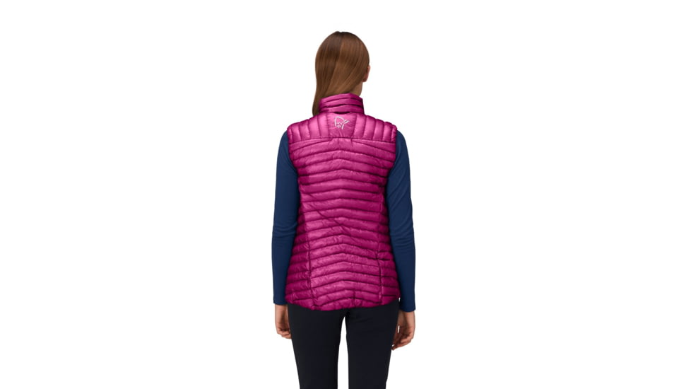 Norrona Trollveggen Superlight Down800 Vest - Womens, Festival Fuchsia, Extra Small, 1618-24-1180-XS