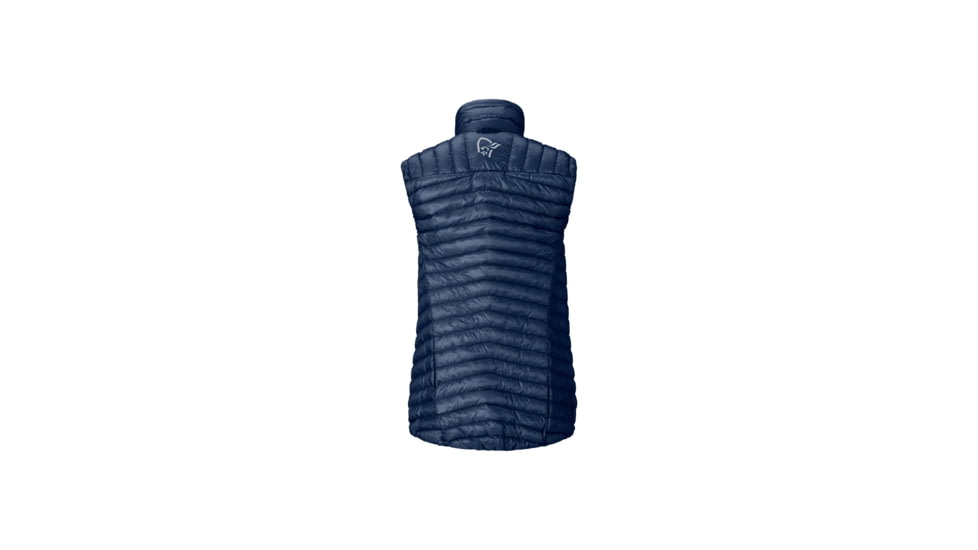 Norrona Trollveggen Superlight Down800 Vest - Womens, Indigo Night, Small, 1618-24-2295-S