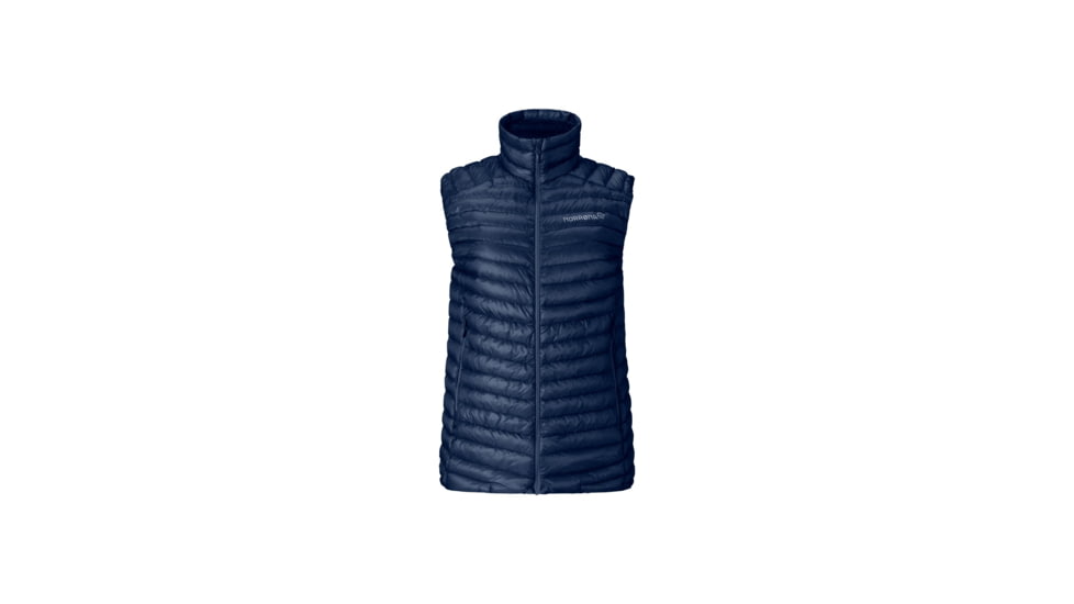 Norrona Trollveggen Superlight Down800 Vest - Womens, Indigo Night, Small, 1618-24-2295-S