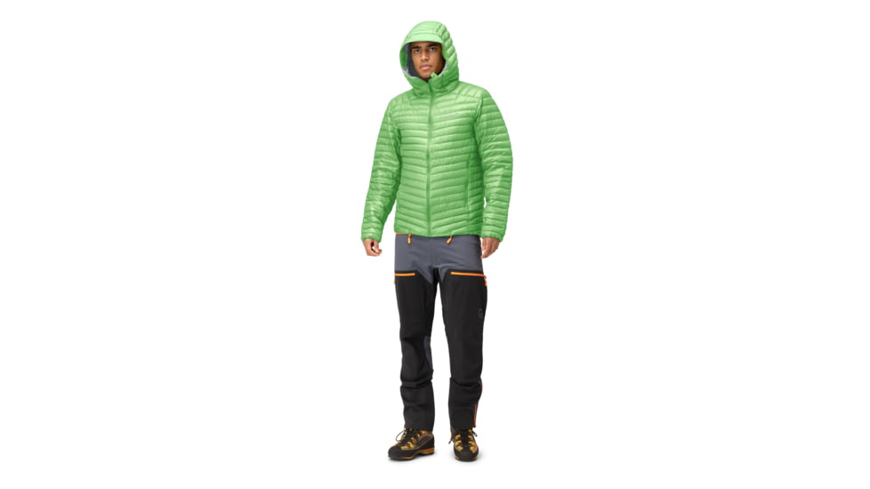 Norrona Trollveggen Superlight Down850 Hood Jacket - Mens, Classic Green, Large, 1619-22-3384-L