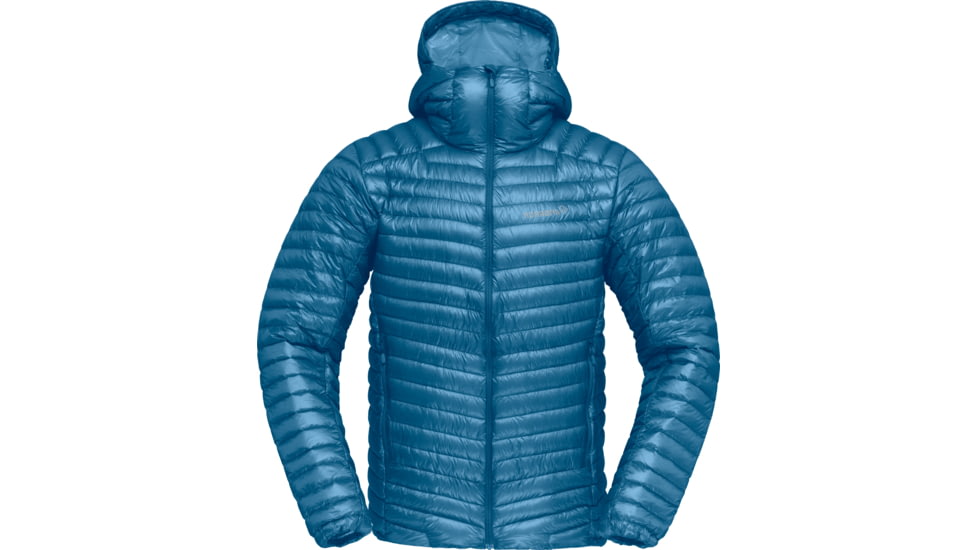 Norrona Trollveggen Superlight Down850 Hood Jacket - Mens, Mykonos Blue, Large, 1619-22-6000-L