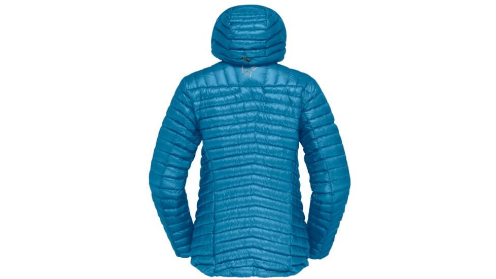 Norrona Trollveggen Superlight Down850 Hood Jacket - Womens, Hawaiian Surf, S, 1621-22-6610-S
