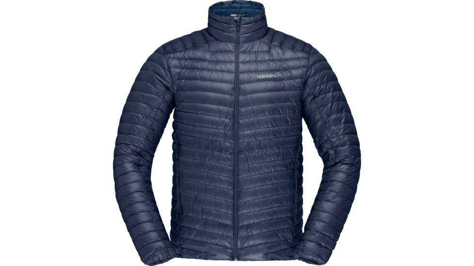 Norrona Trollveggen Superlight Down 850 Jacket - Men's, Indigo Night, Small, 1606-21 2295 S
